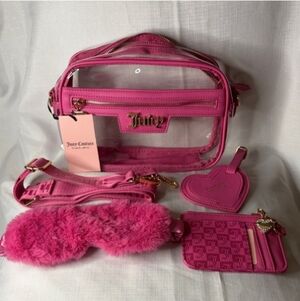 Juicy Couture Clear Crossbody Bundle NWT